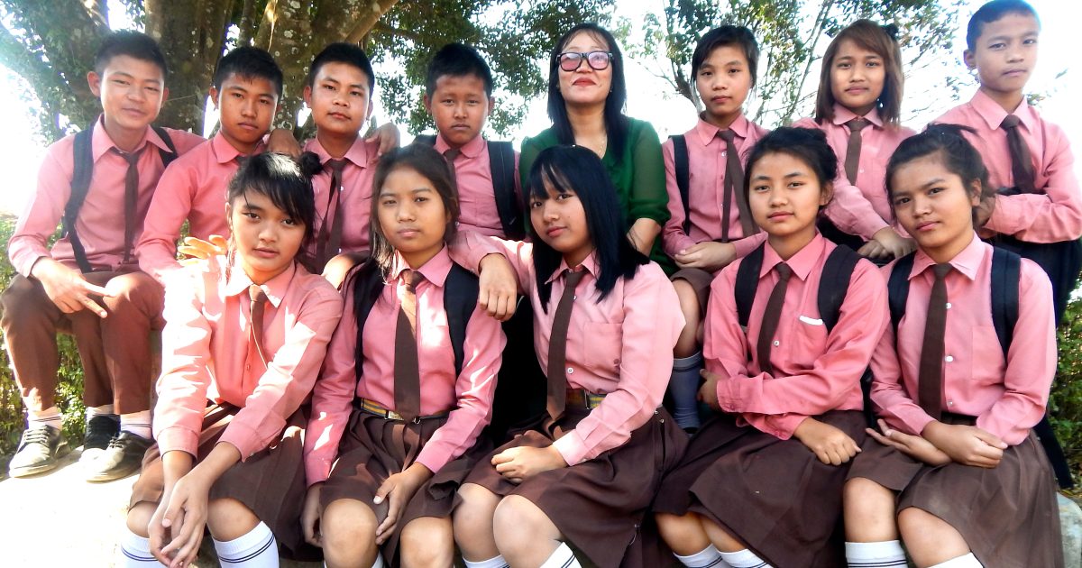 Indian school students (representative)
