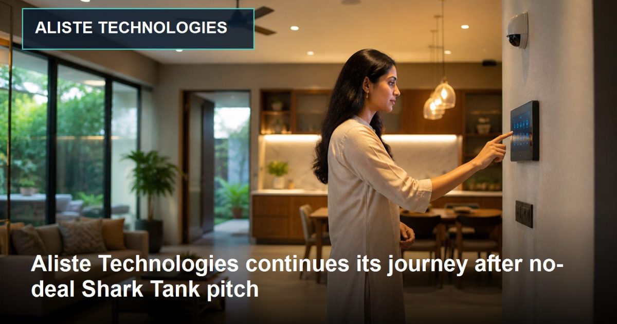 Editorial business image representing Aliste Technologies and its growth journey