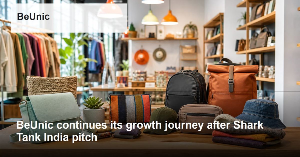 BeUnic logo and post-Shark Tank growth journey