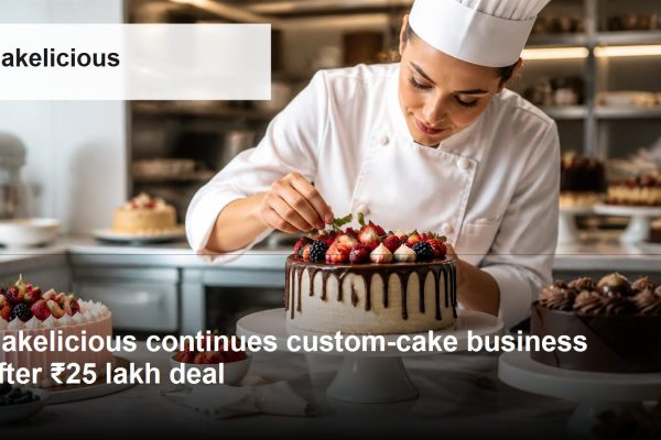 Cakelicious logo and company-relevant post-Shark Tank growth scene