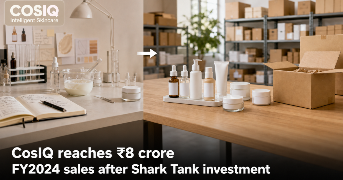 CosIQ skincare product development progressing into ecommerce fulfilment