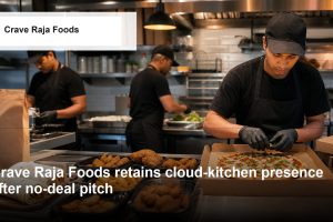 Crave Raja Foods logo and company-relevant post-Shark Tank growth scene