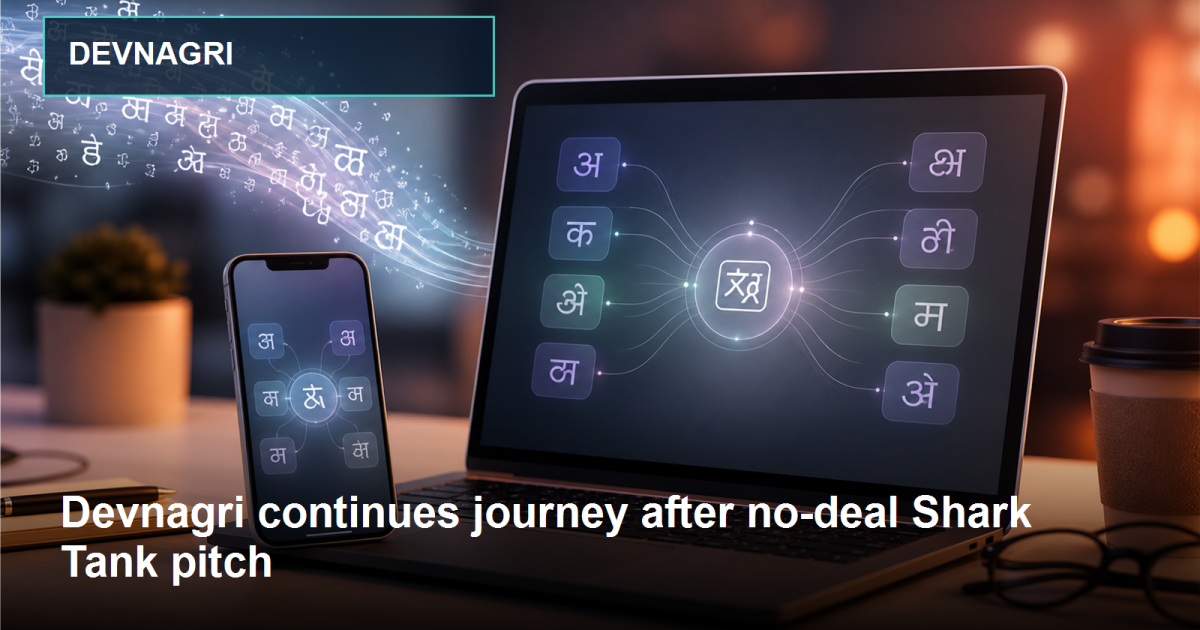 Editorial image representing Devnagri and its growth journey