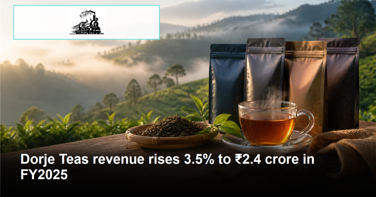 Darjeeling tea leaves and packaged tea representing Dorje Teas
