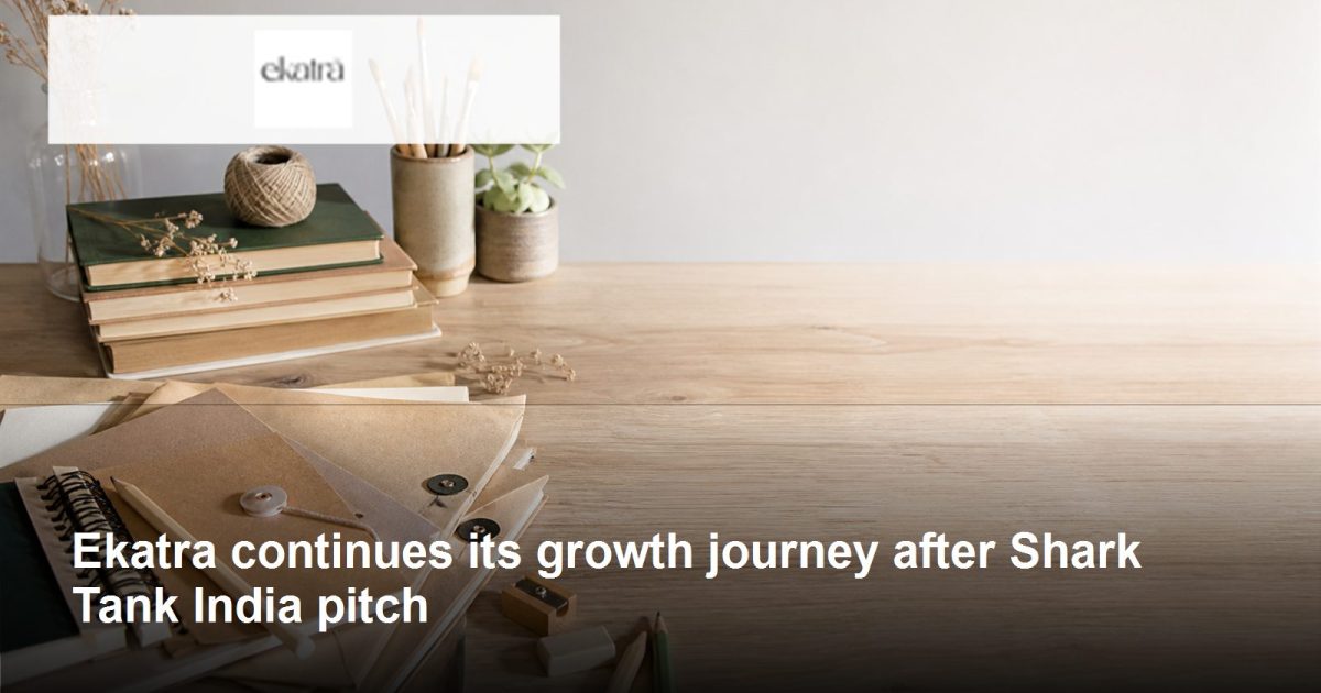 Ekatra logo and post-Shark Tank growth journey