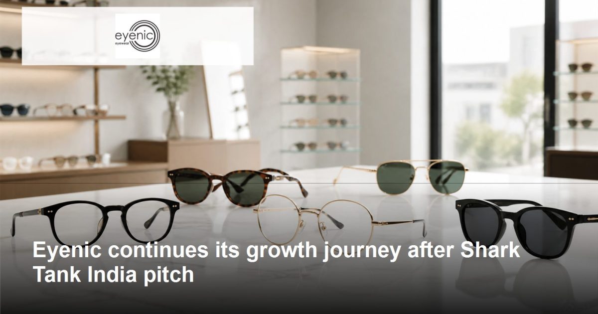 Eyenic logo and post-Shark Tank growth journey