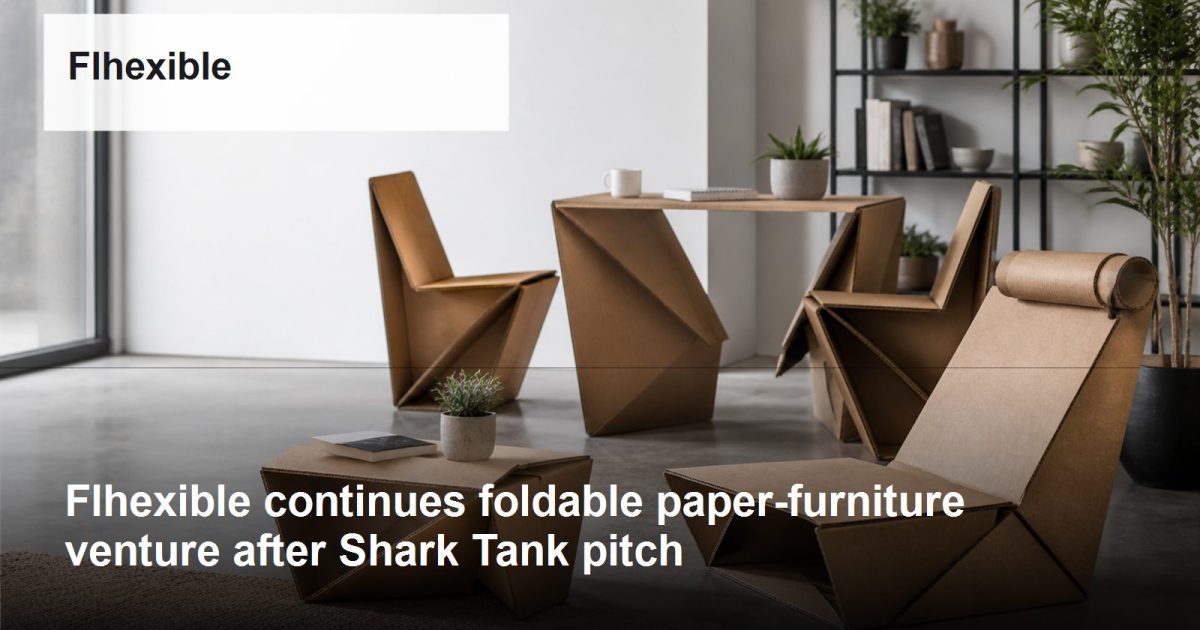 Flhexible logo and company-relevant post-Shark Tank growth scene