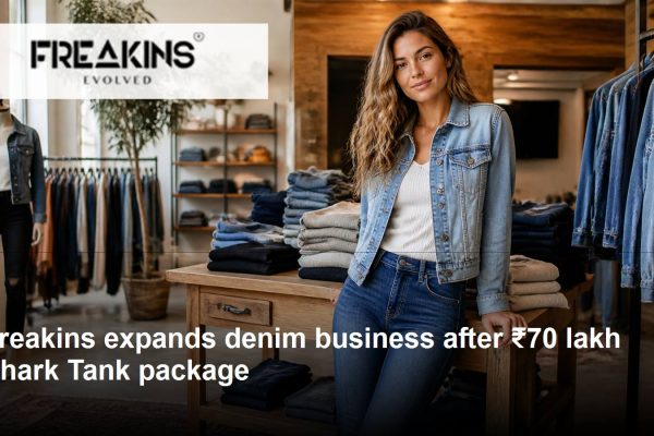Freakins logo and company-relevant post-Shark Tank growth scene