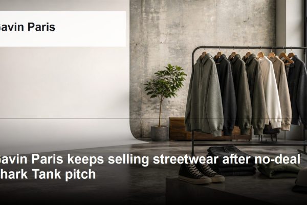 Gavin Paris logo and company-relevant post-Shark Tank growth scene