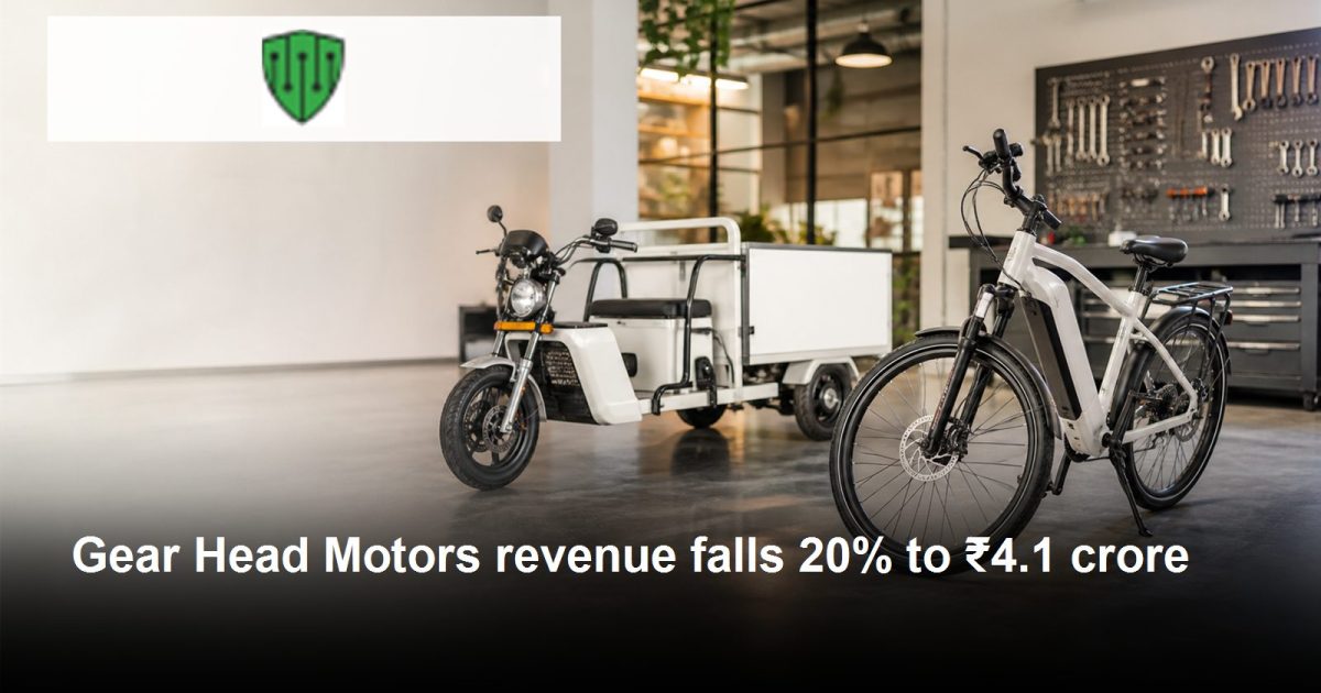 Gear Head Motors electric bicycle and revenue journey