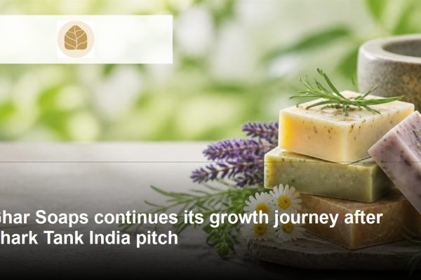 Ghar Soaps logo and post-Shark Tank growth journey