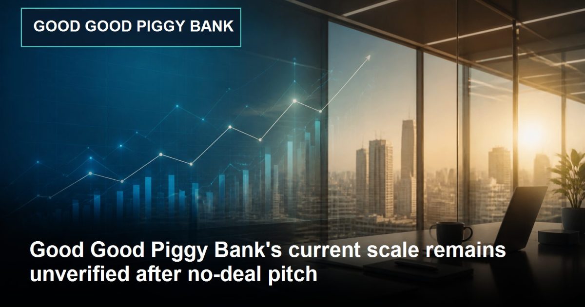 Editorial business image representing Good Good Piggy Bank and its growth journey