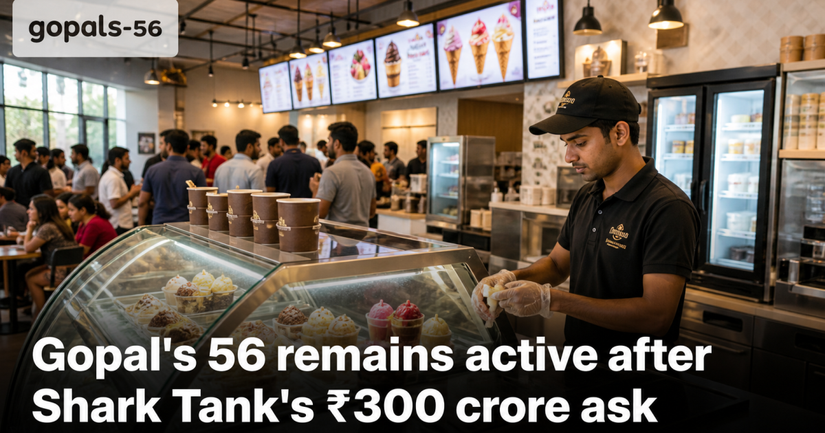 An active Gopal’s 56-style ice-cream and dessert outlet