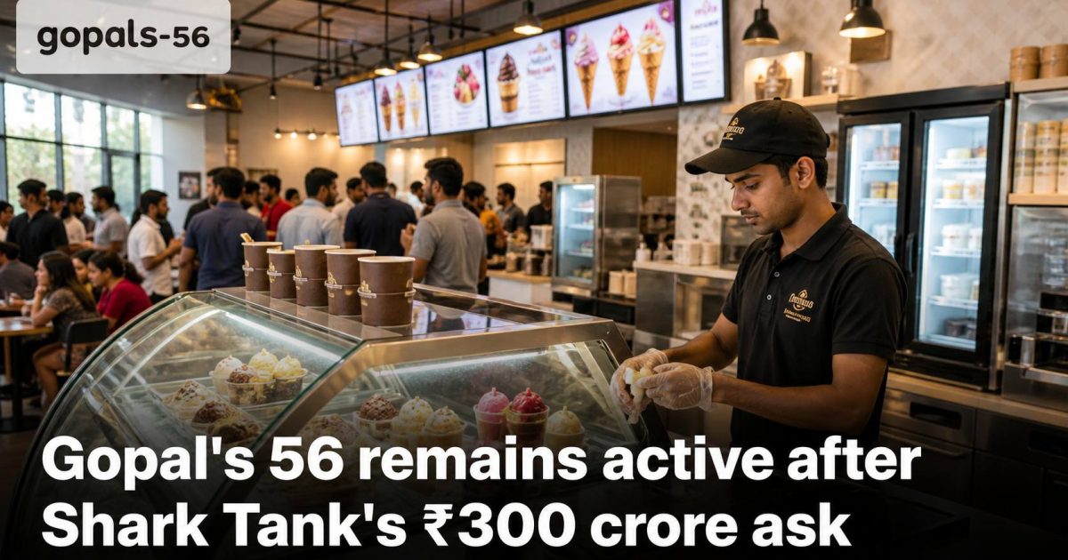 An active Gopal’s 56-style ice-cream and dessert outlet