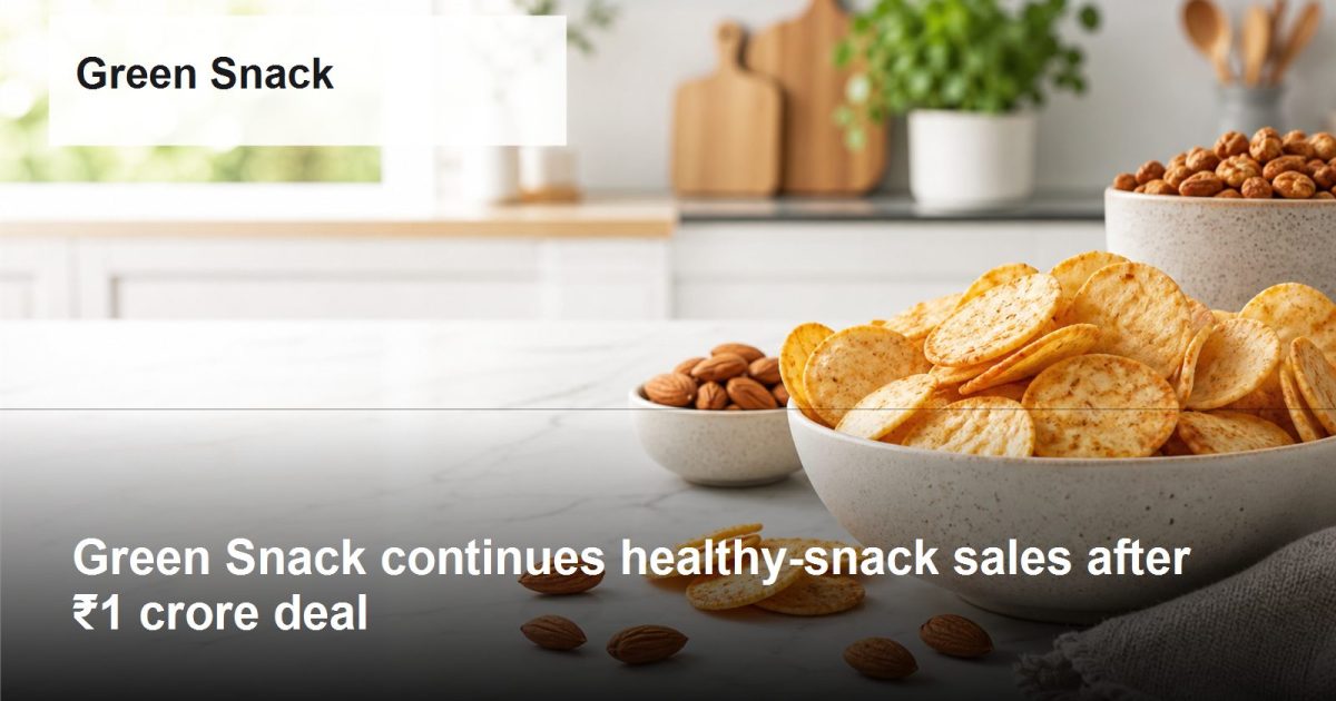 Green Snack logo and company-relevant post-Shark Tank growth scene