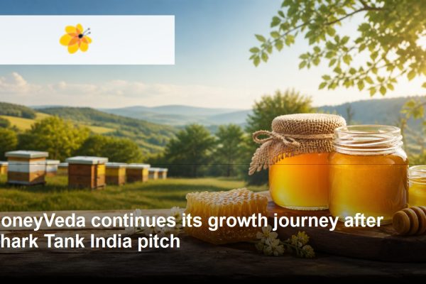 HoneyVeda logo and post-Shark Tank growth journey