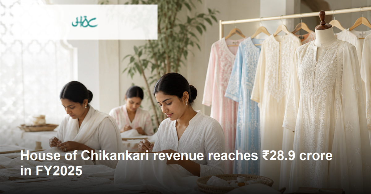 House of Chikankari artisan network and revenue growth