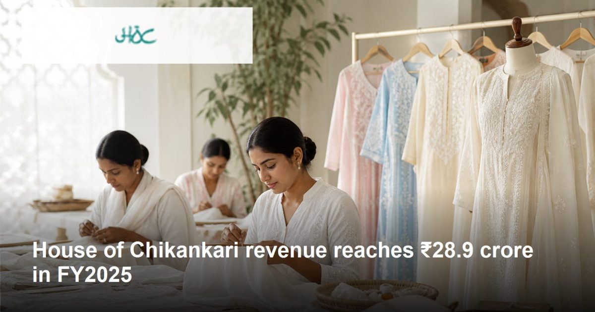 House of Chikankari artisan network and revenue growth