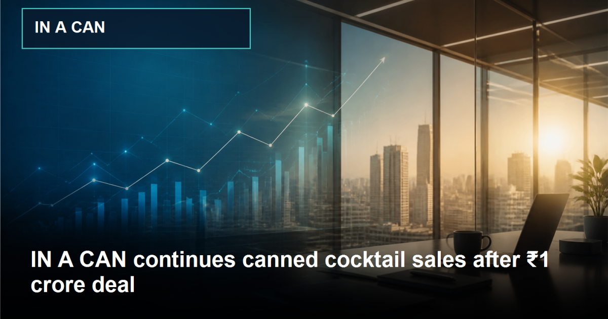 Editorial business image representing IN A CAN and its growth journey