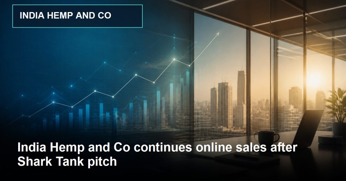 Editorial business image representing India Hemp and Co and its growth journey