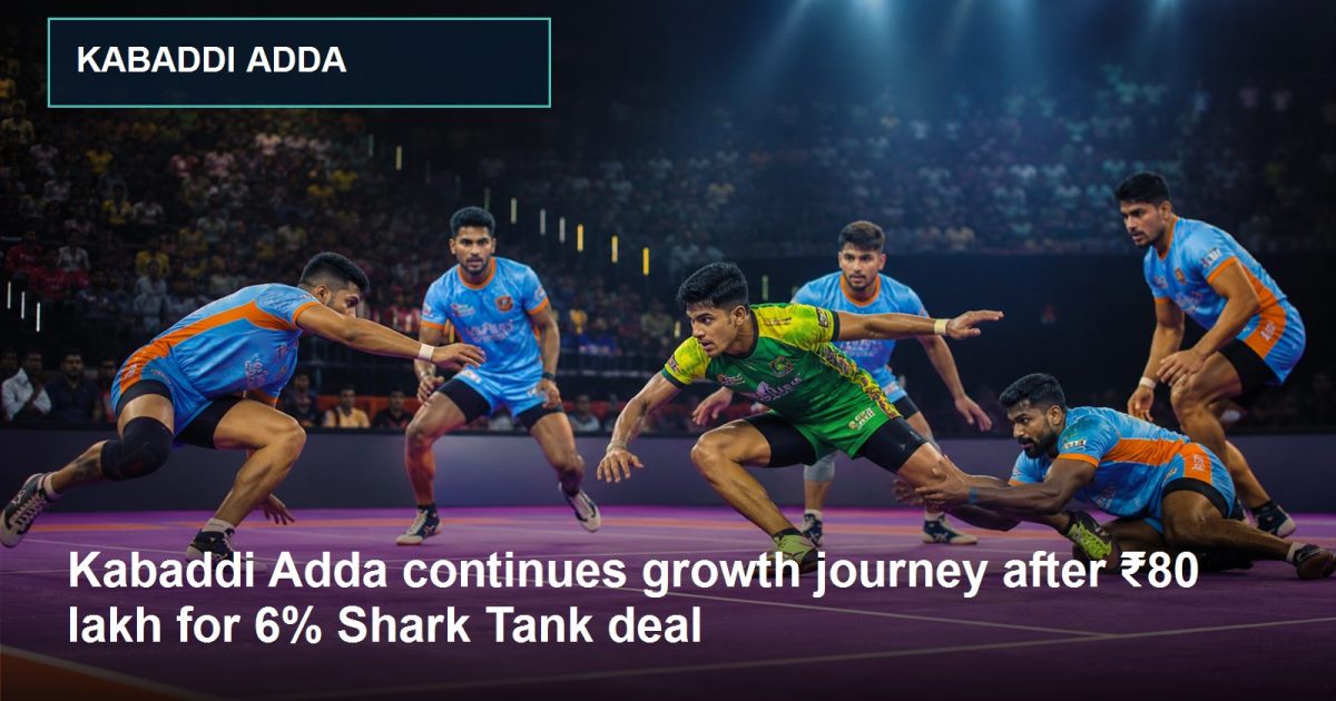 Editorial business image representing Kabaddi Adda and its growth journey