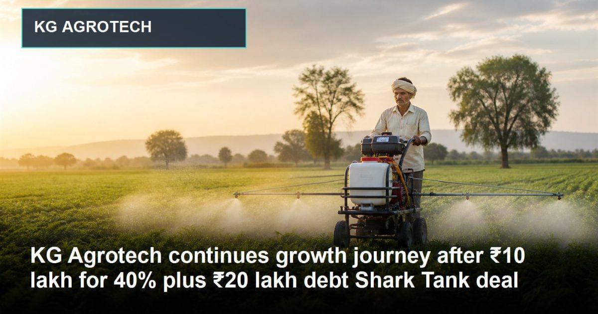 Editorial business image representing KG Agrotech and its growth journey