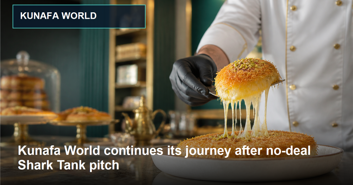 Editorial business image representing Kunafa World and its growth journey