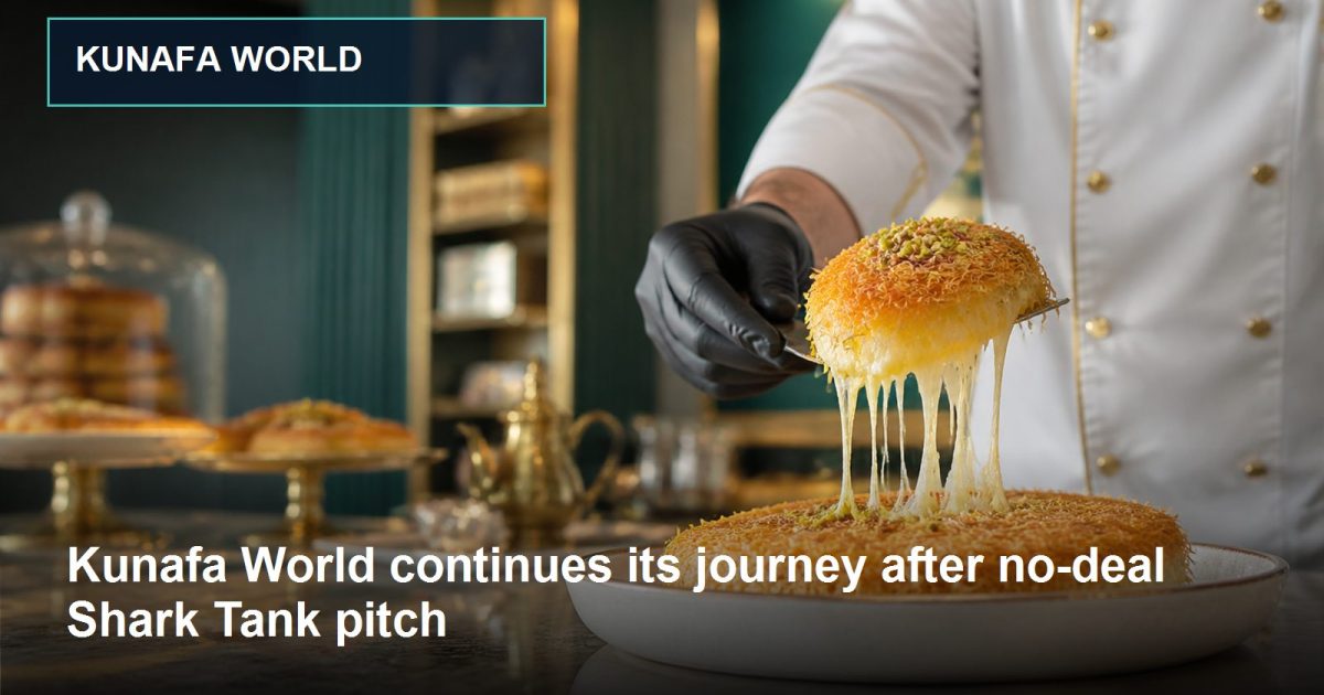 Editorial business image representing Kunafa World and its growth journey