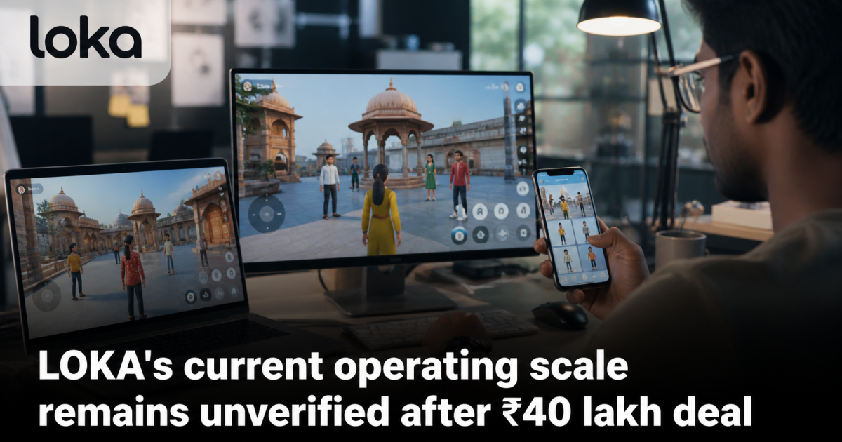 An Indian metaverse application displayed across desktop and mobile devices