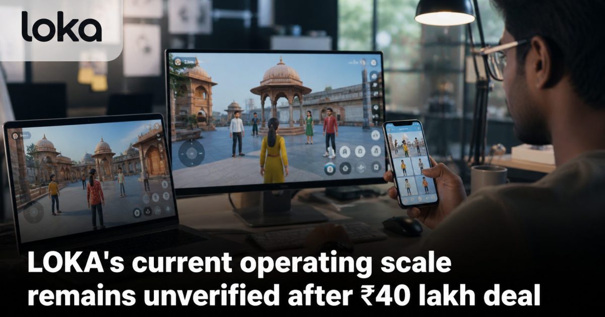 An Indian metaverse application displayed across desktop and mobile devices