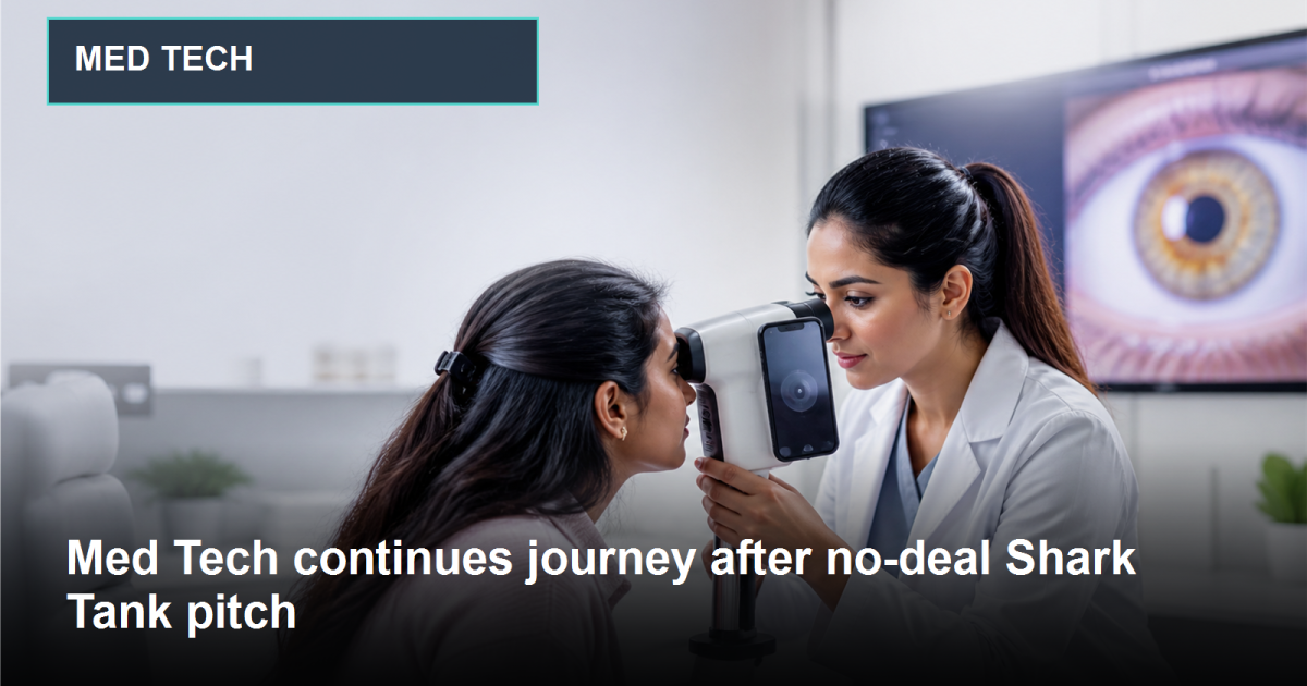 Editorial image representing Med Tech and its growth journey
