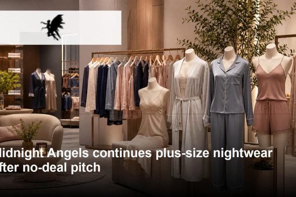 Midnight Angels logo and company-relevant post-Shark Tank growth scene