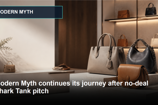 Editorial business image representing Modern Myth and its growth journey
