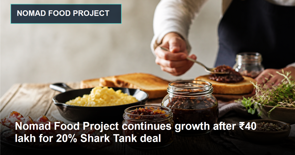 Editorial image representing Nomad Food Project and its growth journey