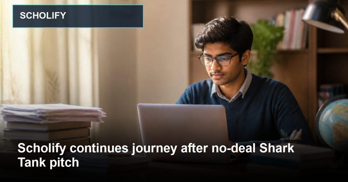 Editorial image representing Scholify and its growth journey