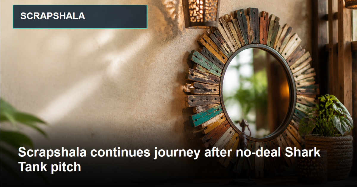 Editorial image representing Scrapshala and its growth journey