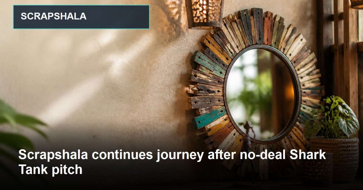 Editorial image representing Scrapshala and its growth journey