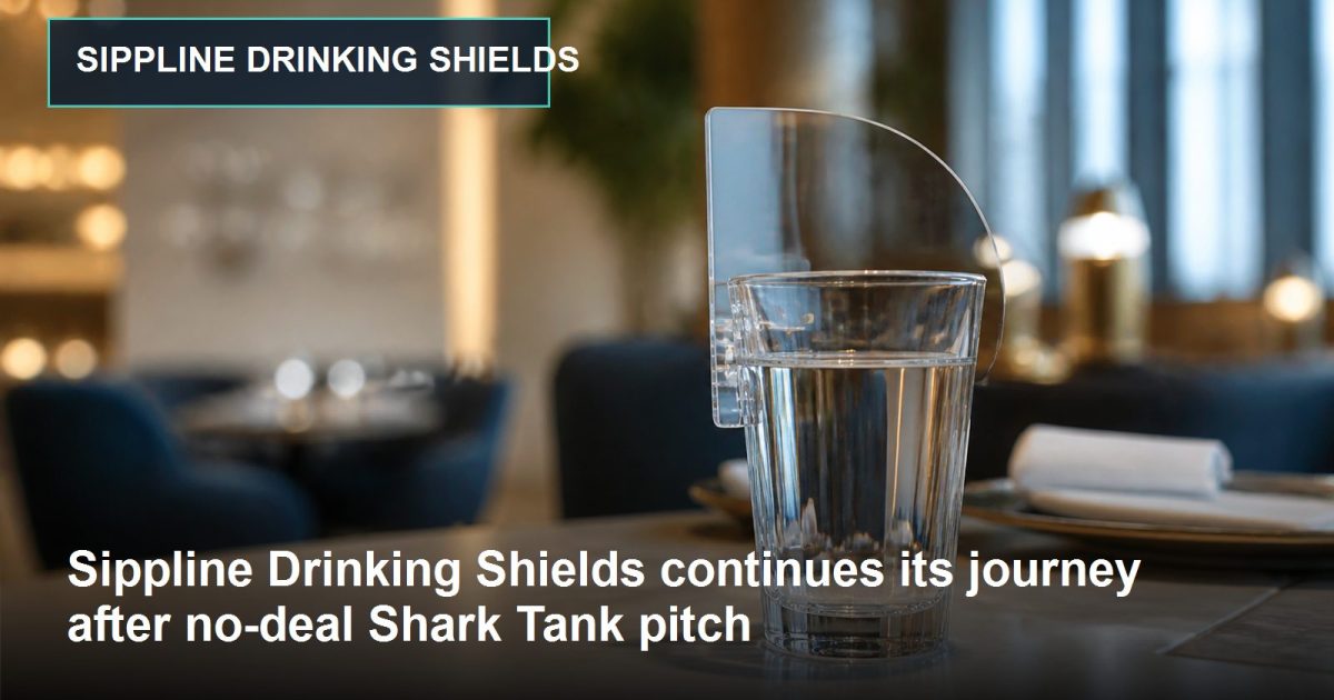 Editorial business image representing Sippline Drinking Shields and its growth journey
