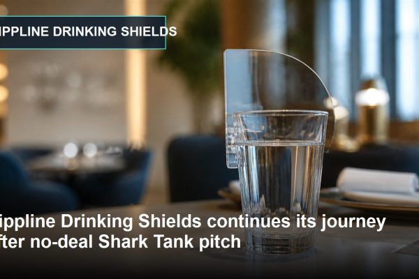 Editorial business image representing Sippline Drinking Shields and its growth journey