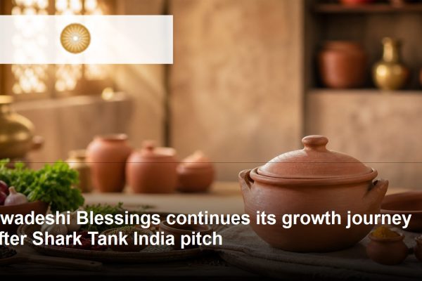 Swadeshi Blessings logo and post-Shark Tank growth journey