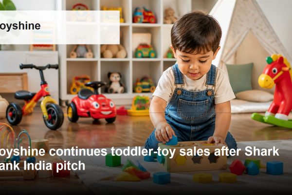 Toyshine logo and company-relevant post-Shark Tank growth scene