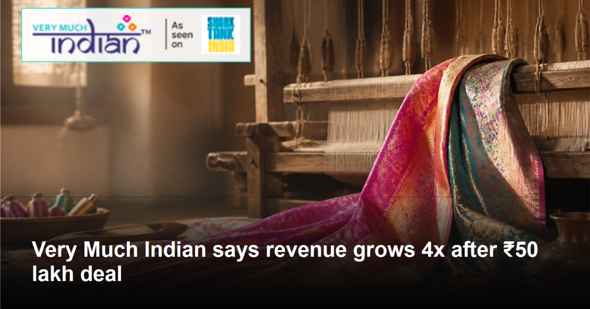 Handwoven Paithani saree and loom representing Very Much Indian