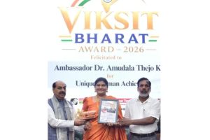 Ambassador Dr. Thejo Kumari Amudala Honoured with Rashtra Ratna Award 2026 and Viksit Bharat Award 2026