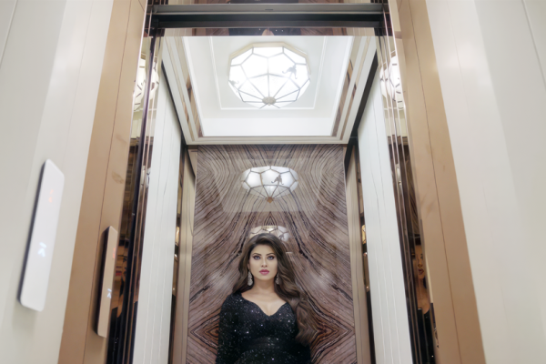 Where the Lift Becomes Part of the Architecture: Hybon’s Bespoke Cabin for Urvashi Rautela