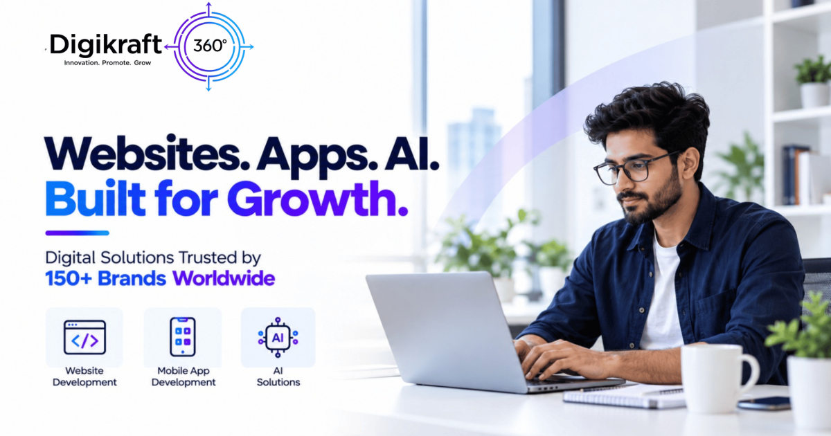 Digikraft360: Noida-Based Software Company Builds Websites, Apps and AI Solutions for 150+ Brands Worldwide